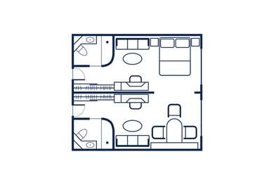 Commodore Suite Layout